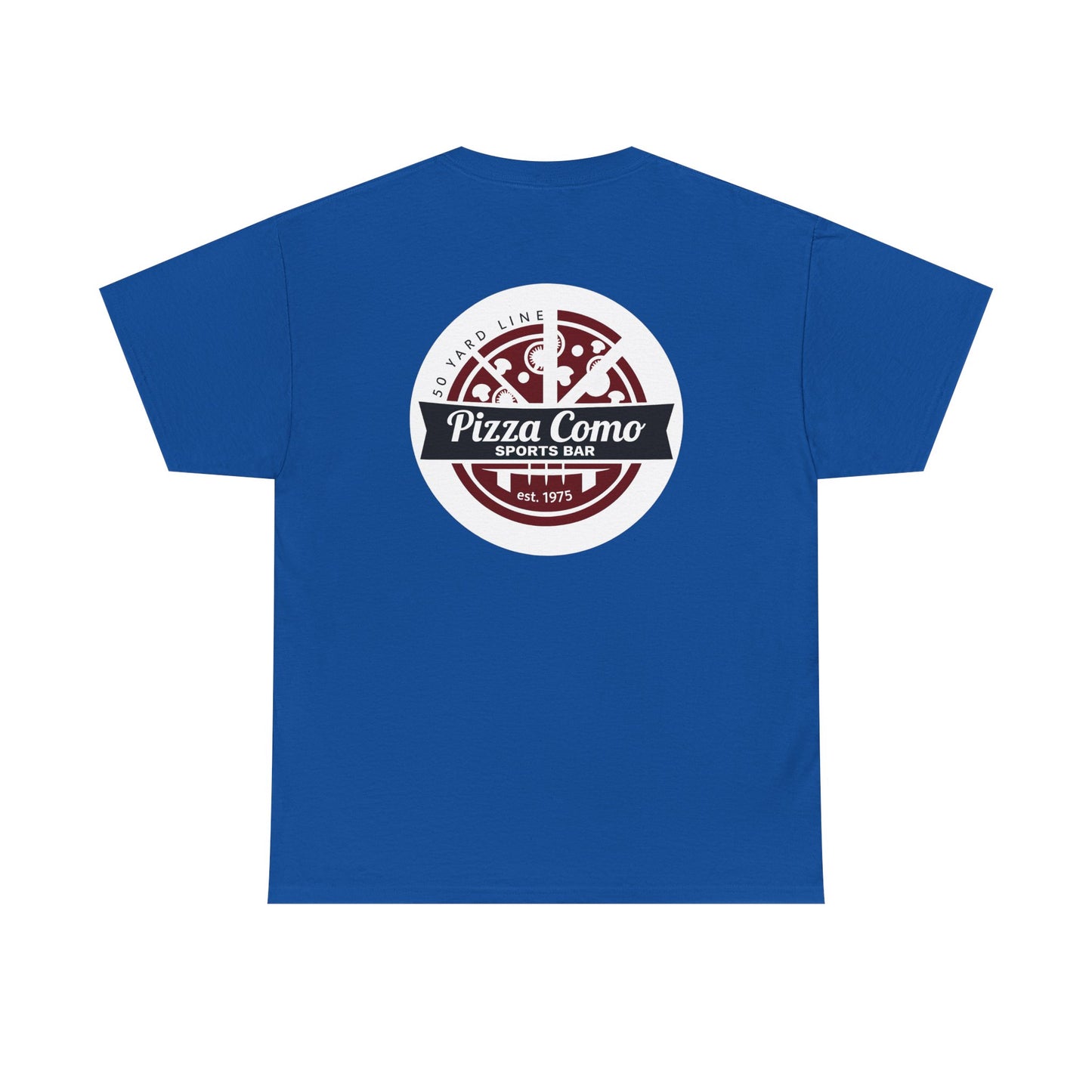 Classic 50 Yard Line Pizza Como Logo T Shirt