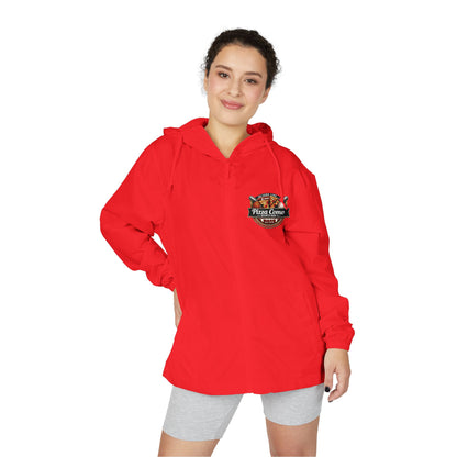 Pizza Como Sports Bar Lightweight Water Resistant Windbreaker