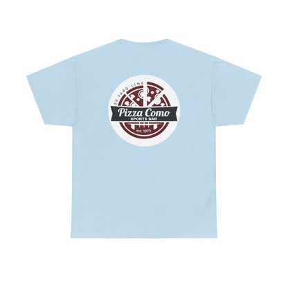 Classic 50 Yard Line Pizza Como Logo T Shirt