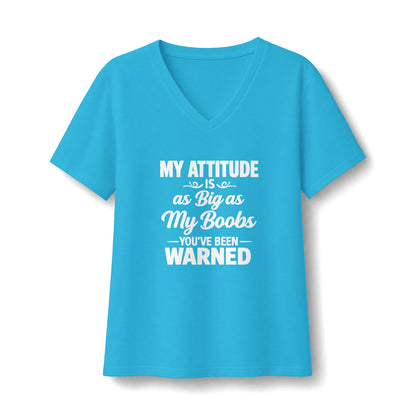 Women's Relaxed Jersey Short Sleeve V-Neck Tee