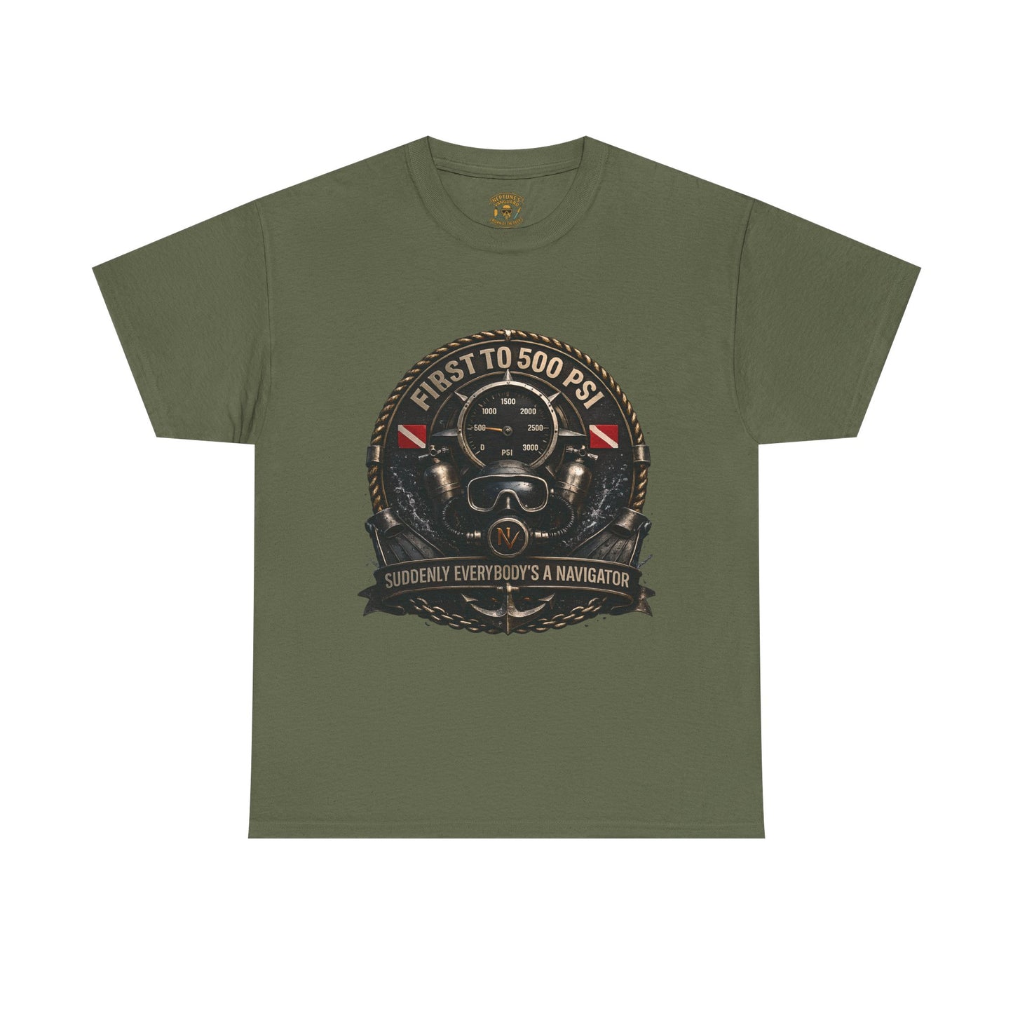 First to 500 PSI Scuba Diver Shirt