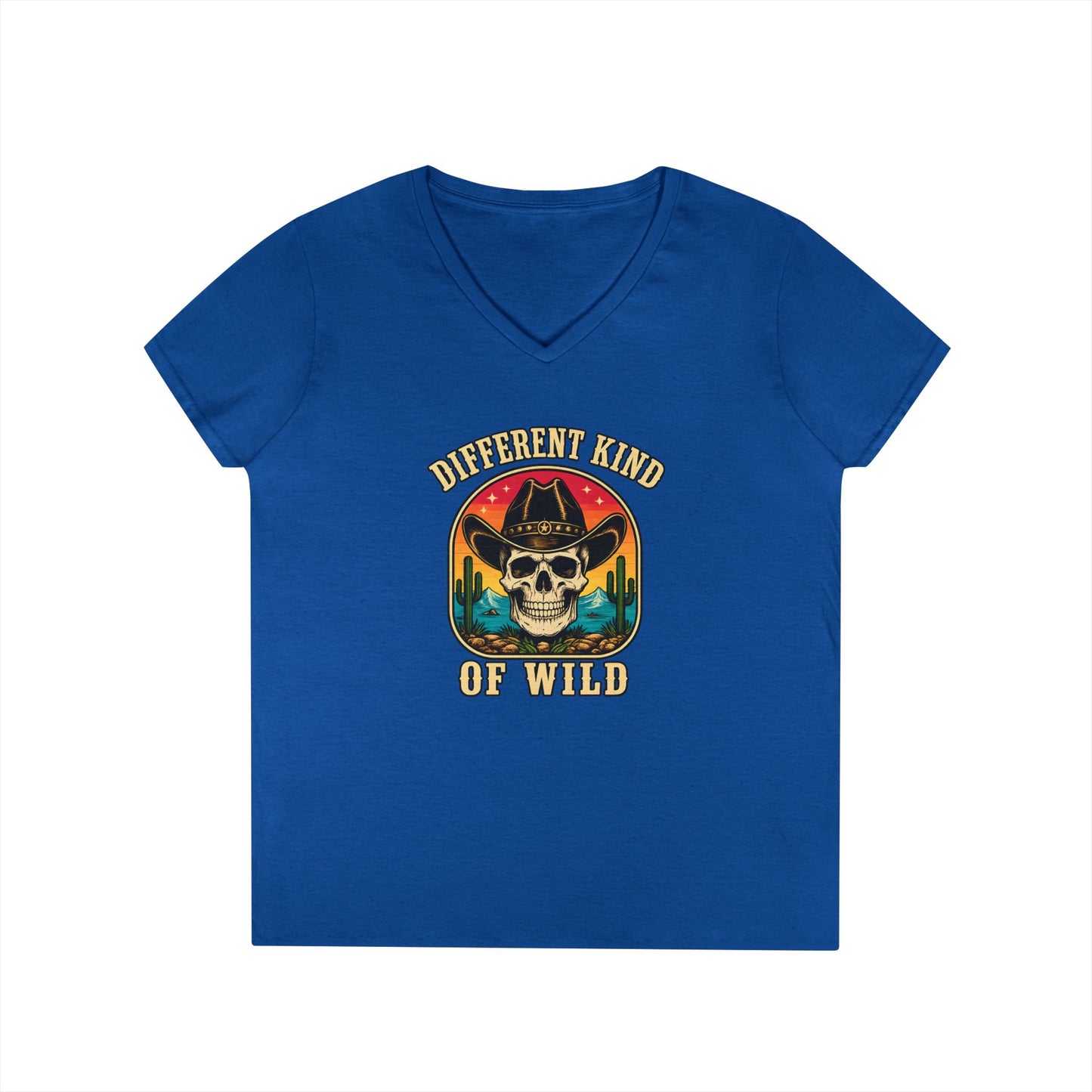 Ladies' V-Neck T-Shirt  'Different Kind of Wild'