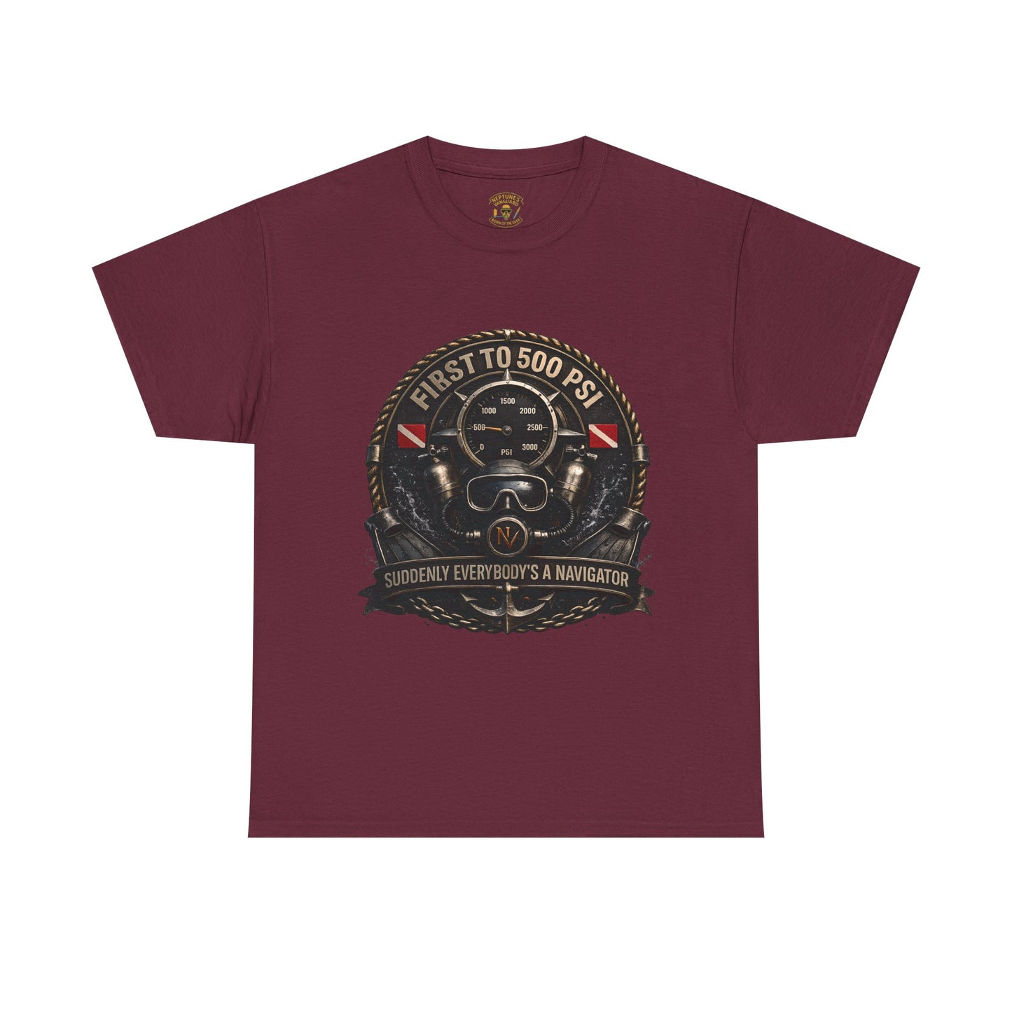 First to 500 PSI Scuba Diver Shirt