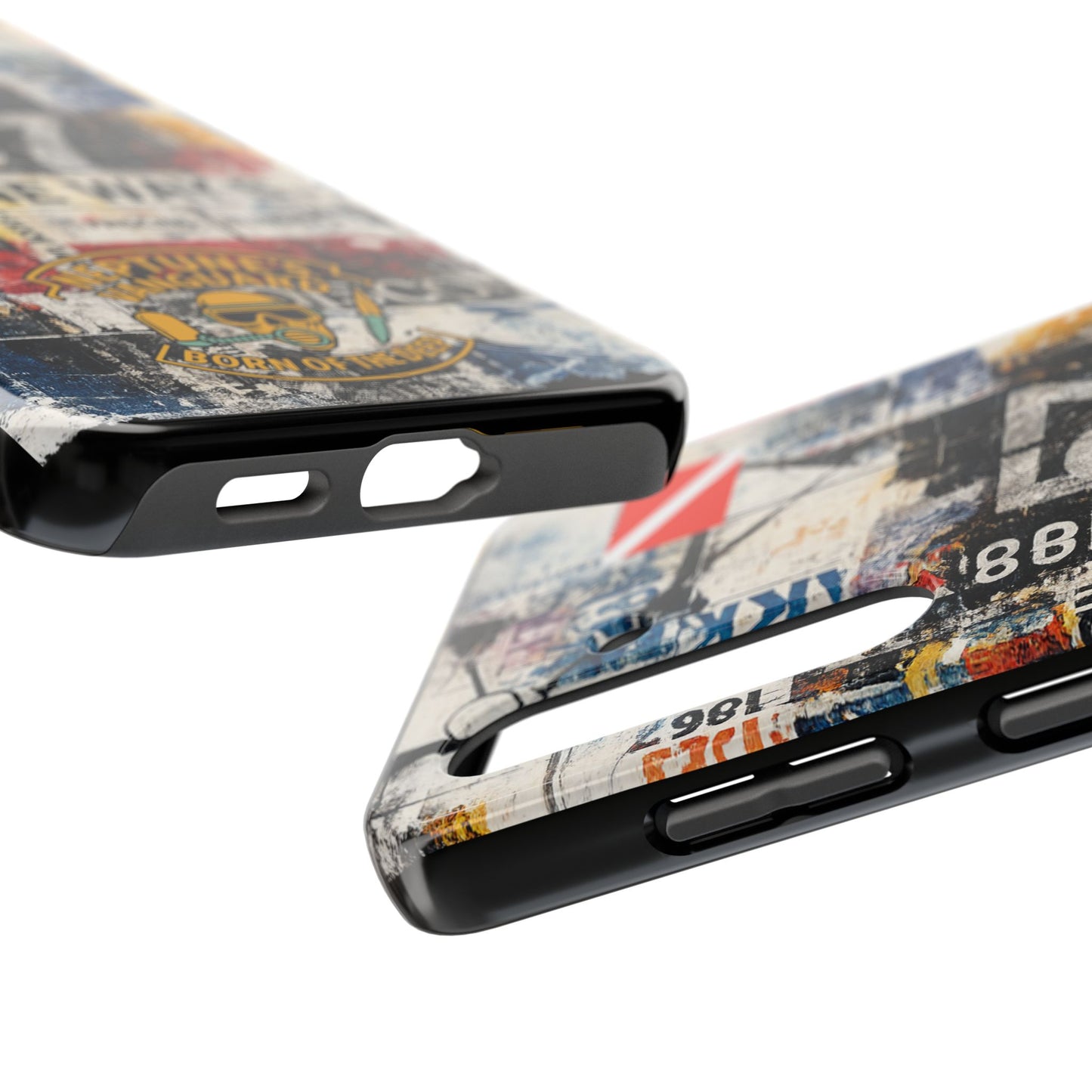 Grunge Street Collage Tough Phone Case
