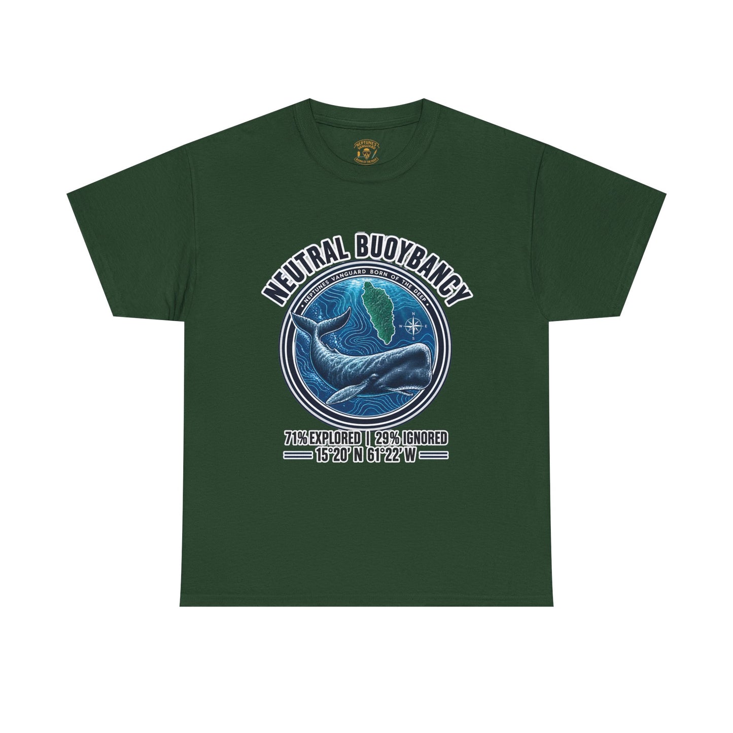 Dominica Sperm Whale Coordinates Tee