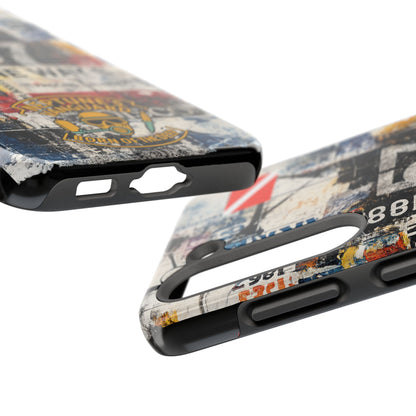 Grunge Street Collage Tough Phone Case