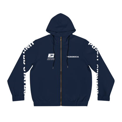 Retro Postal Pride Service Zip-Up Hoodie