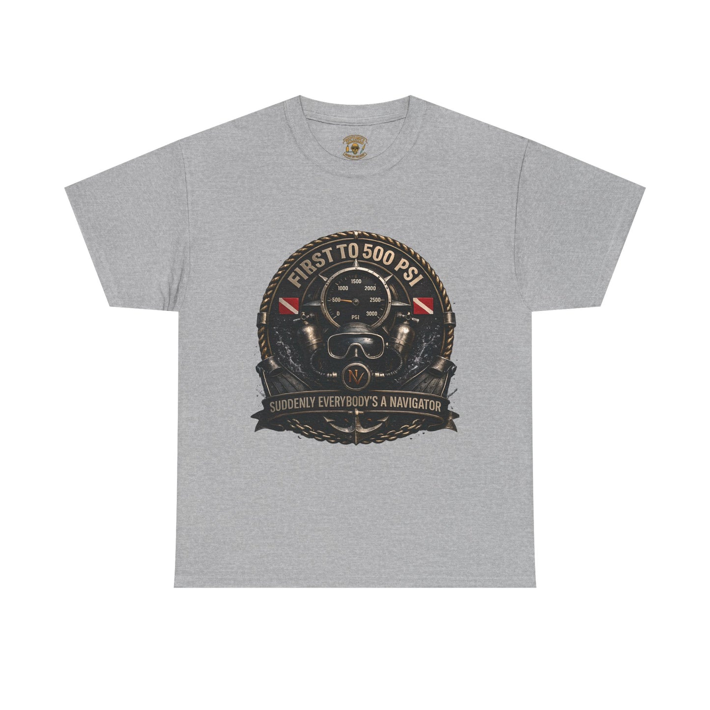 First to 500 PSI Scuba Diver Shirt
