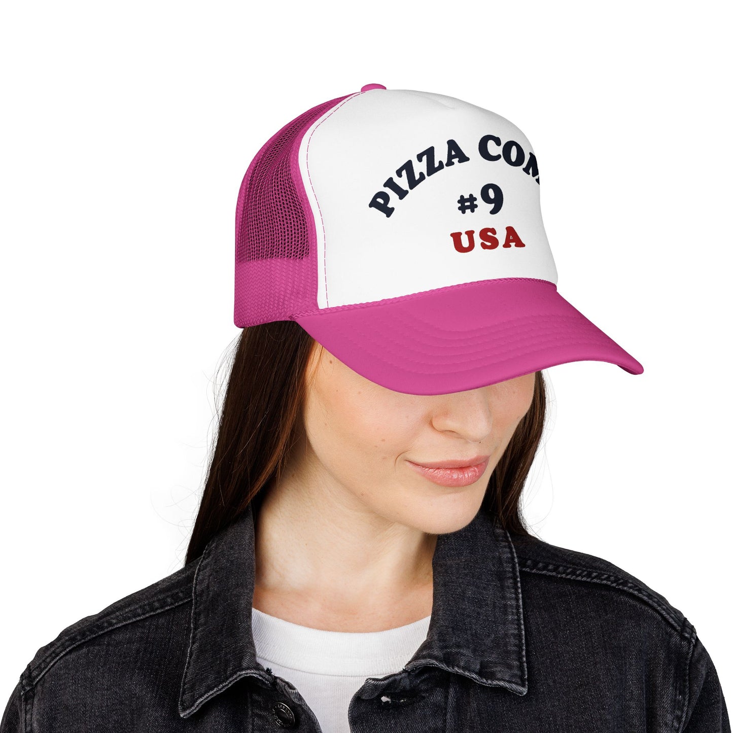 Pizza Como #9 USA 1975 Design Remake Trucker Hat