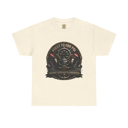 First to 500 PSI Scuba Diver Shirt