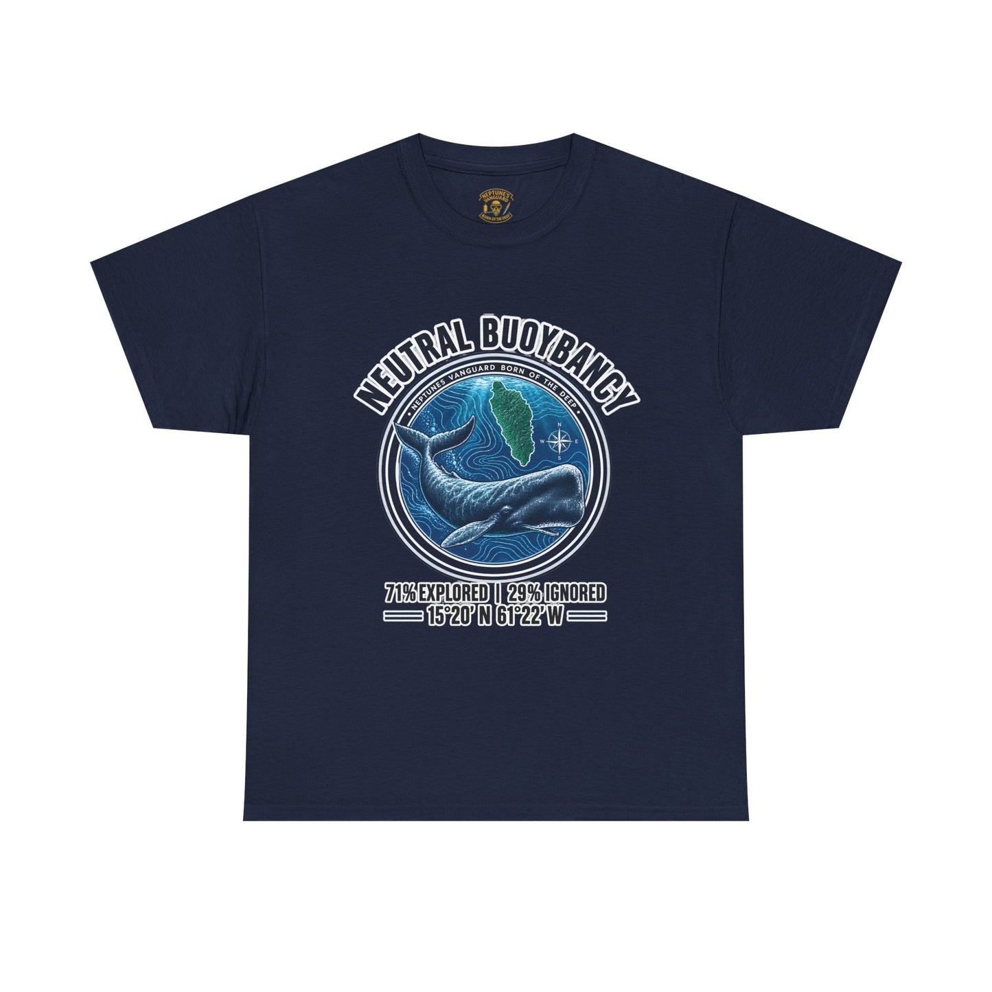Dominica Sperm Whale Coordinates Tee