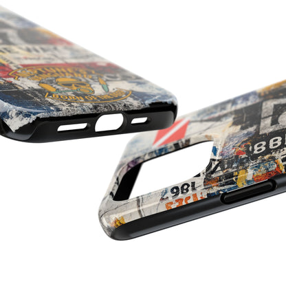 Grunge Street Collage Tough Phone Case