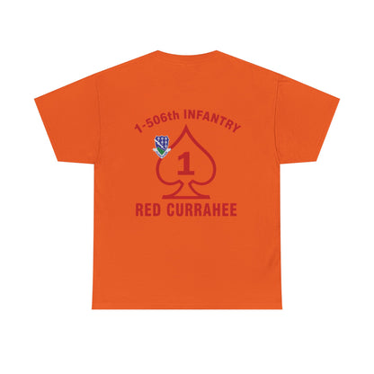 1-506th Infantry “Red Currahee” OG T-Shirt