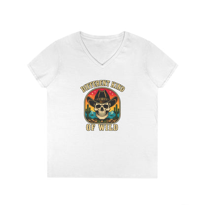 Ladies' V-Neck T-Shirt  'Different Kind of Wild'