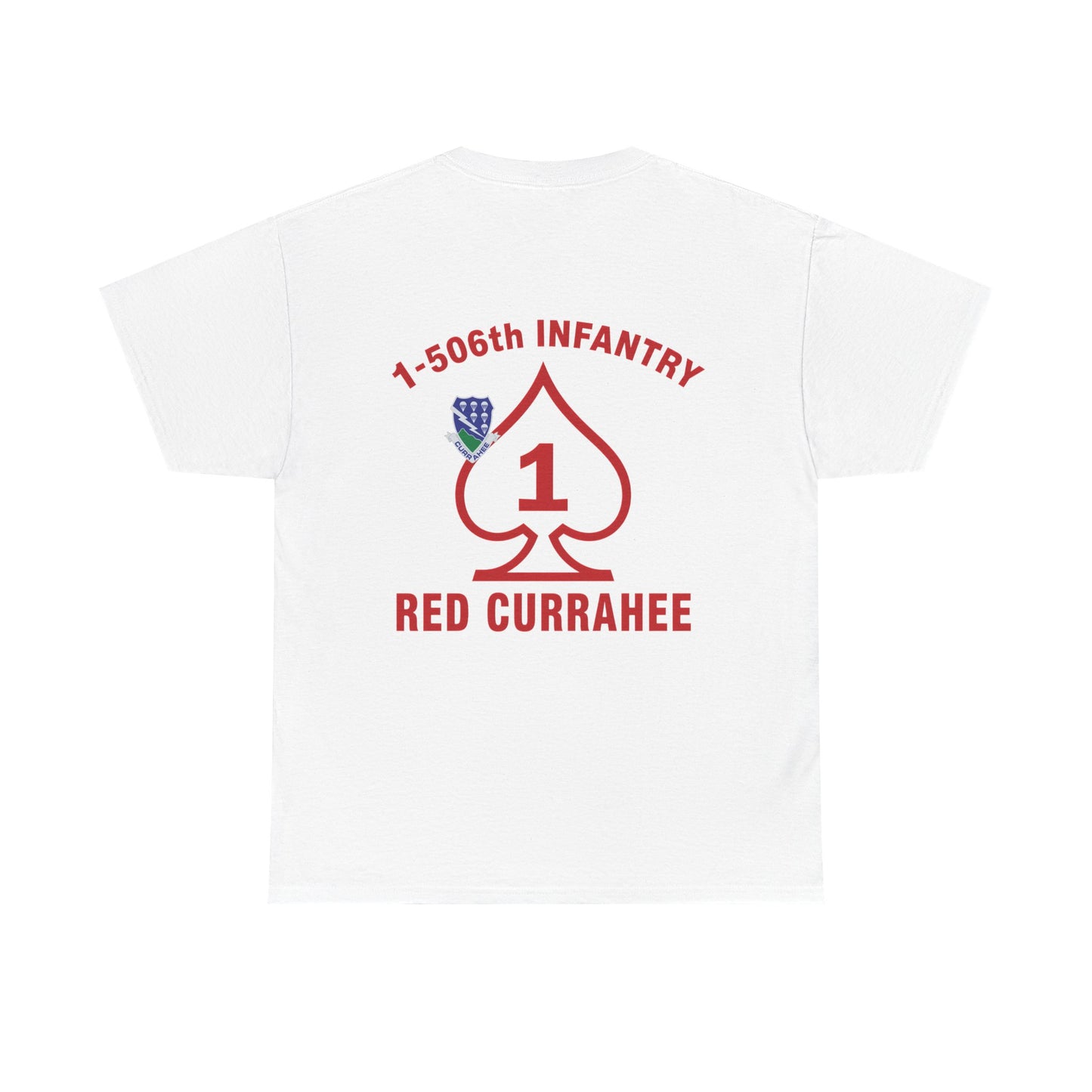 1-506th Infantry “Red Currahee” OG T-Shirt