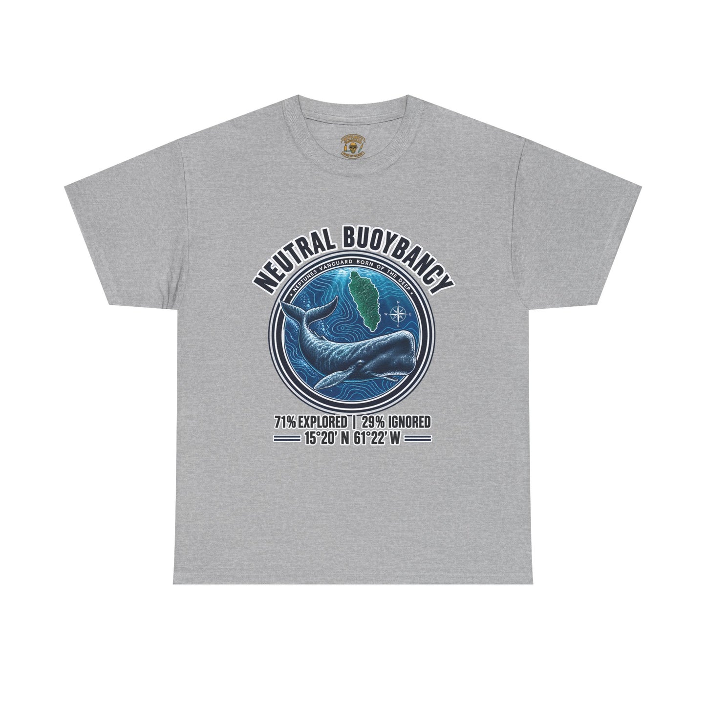 Dominica Sperm Whale Coordinates Tee