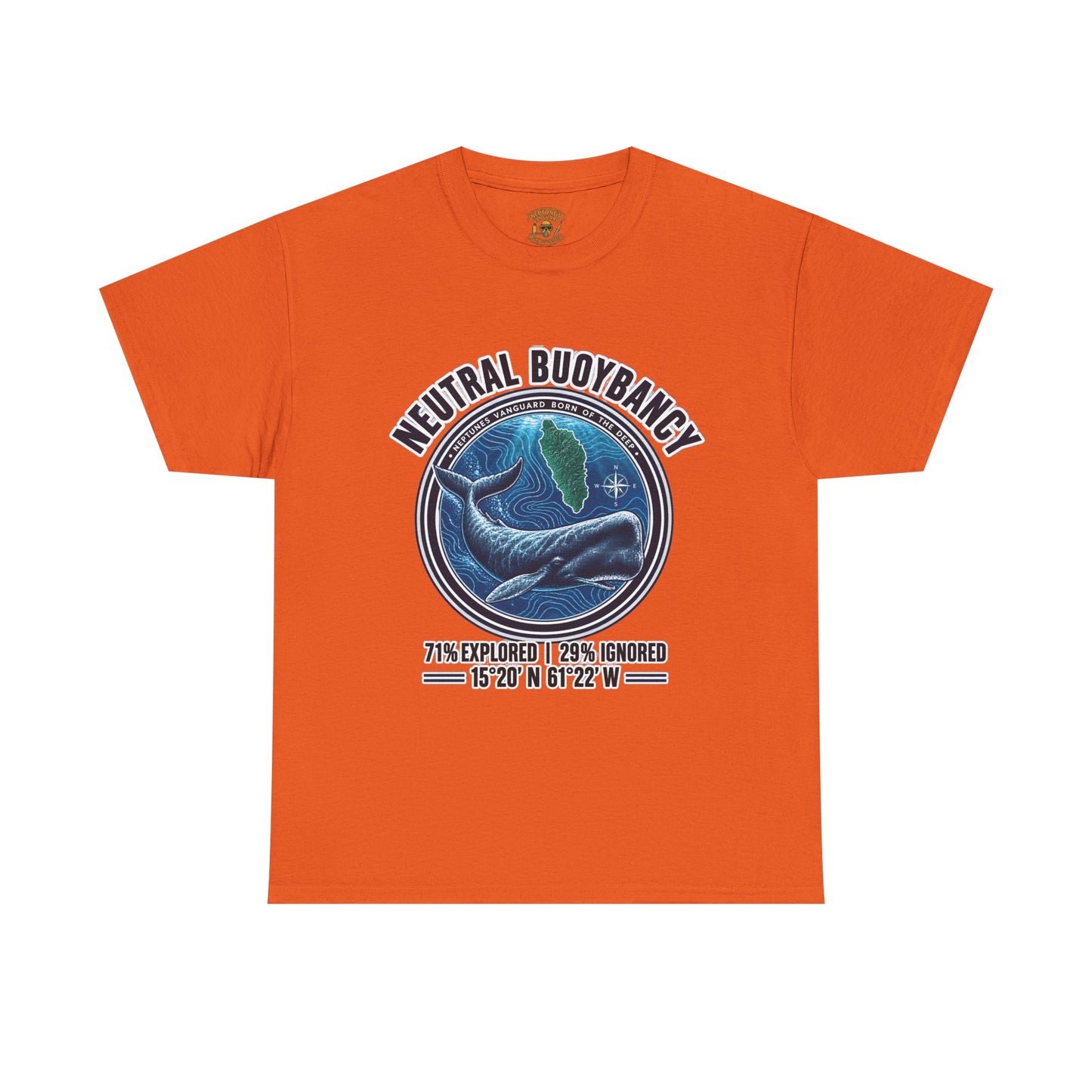 Dominica Sperm Whale Coordinates Tee