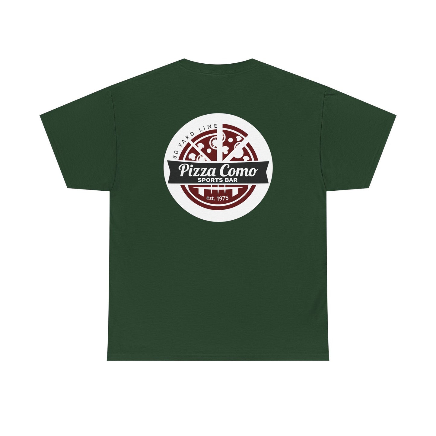 Classic 50 Yard Line Pizza Como Logo T Shirt