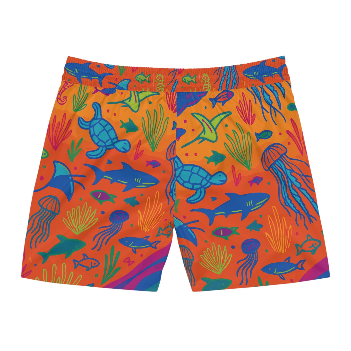 Tropical Sea Life Swim Shorts