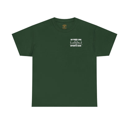 Wish You Were Beer 50 Yard Line Sports Bar T Shirt