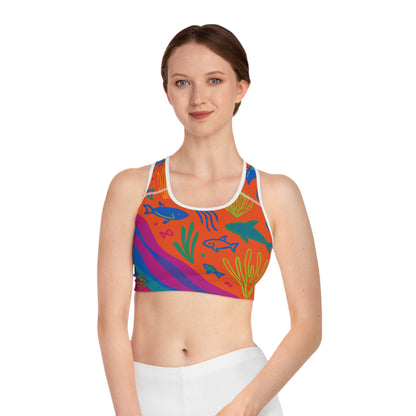 Colorful Ocean Print Activewear