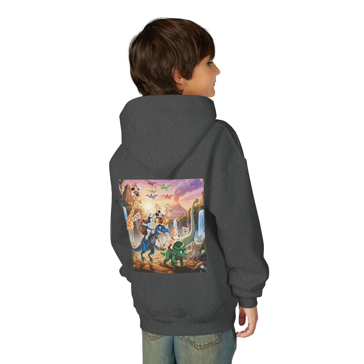 Youth Hoodie Safari Animal Adventure