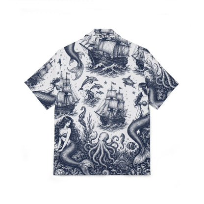 Vintage Nautical Hawaiian Shirt