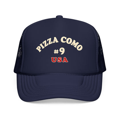 Pizza Como #9 USA 1975 Design Remake Trucker Hat