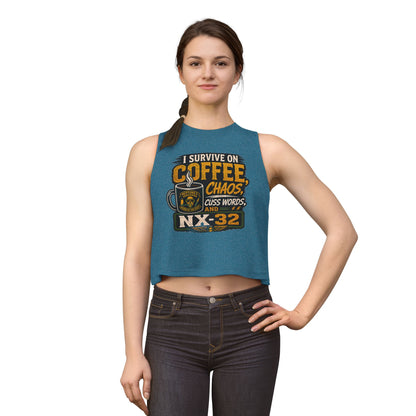 Coffee, Chaos & NX32 Women's Crop Top