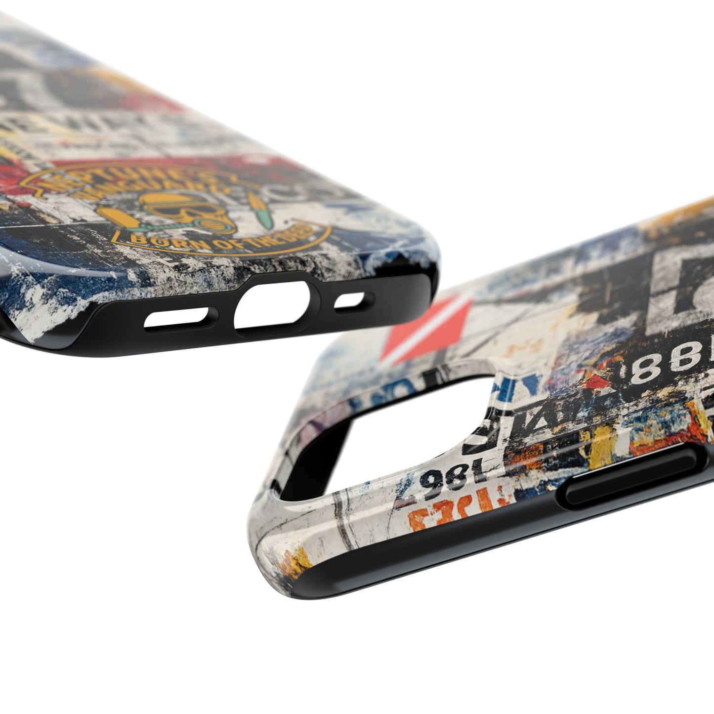 Grunge Street Collage Tough Phone Case