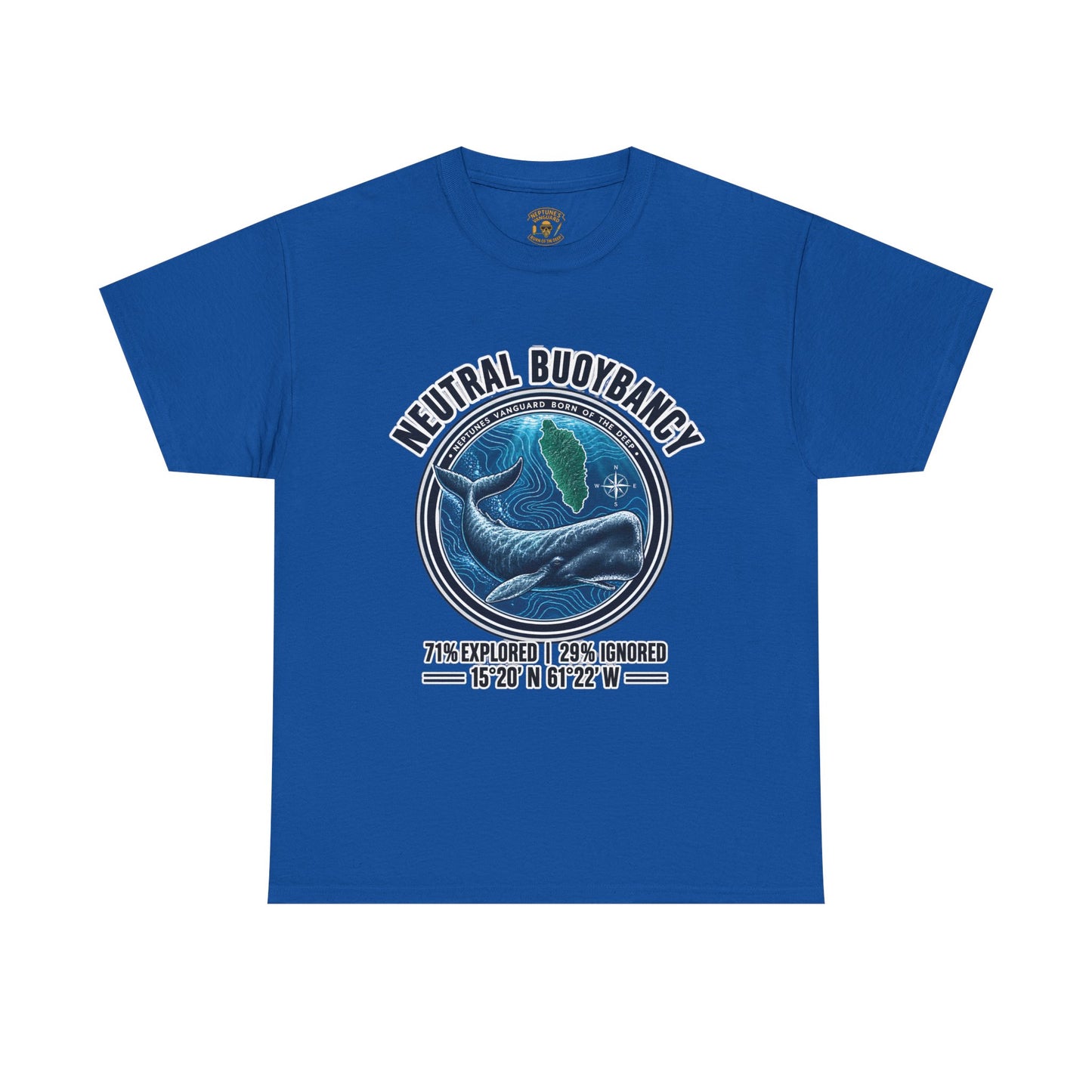 Dominica Sperm Whale Coordinates Tee