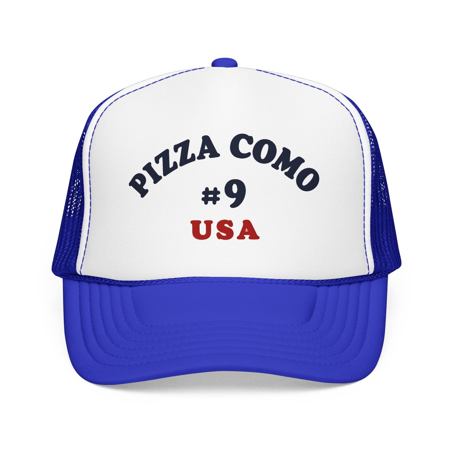 Pizza Como #9 USA 1975 Design Remake Trucker Hat