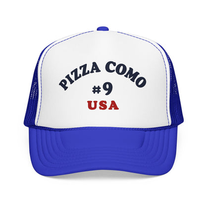 Pizza Como #9 USA 1975 Design Remake Trucker Hat