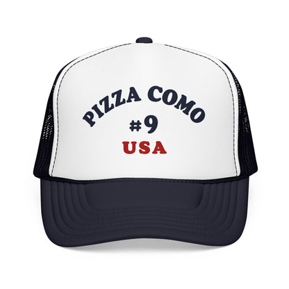 Pizza Como #9 USA 1975 Design Remake Trucker Hat