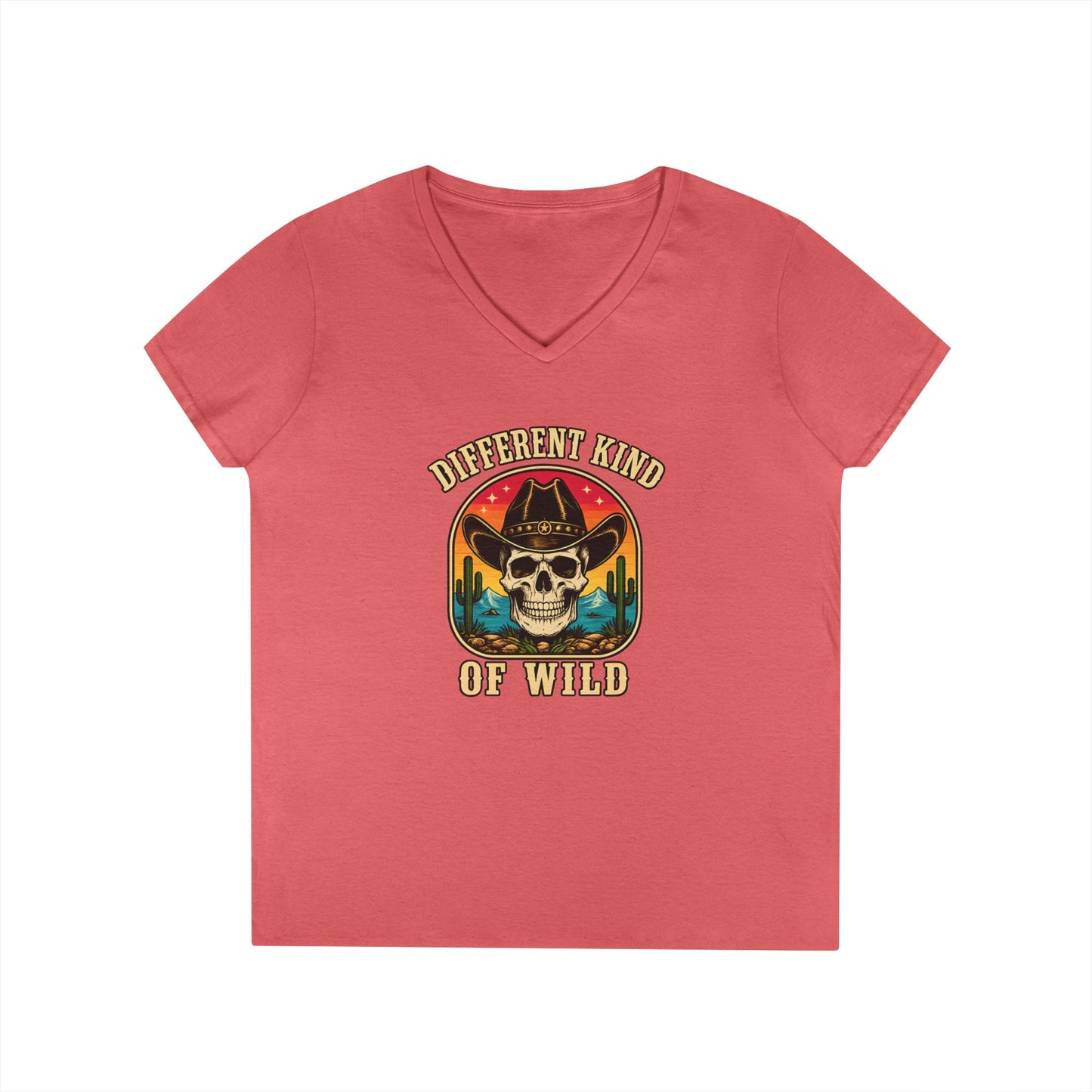 Ladies' V-Neck T-Shirt  'Different Kind of Wild'