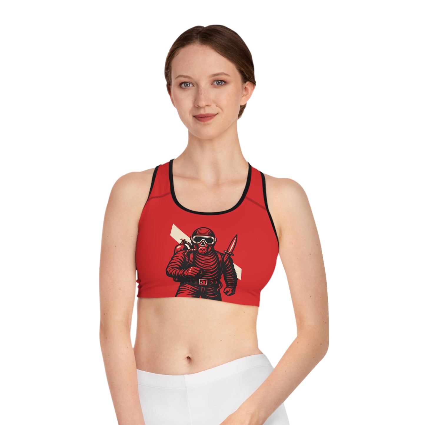 Sports Bra Bold Red Edition