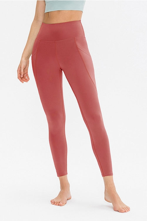 Slim-Fit Long Leggings with Pockets