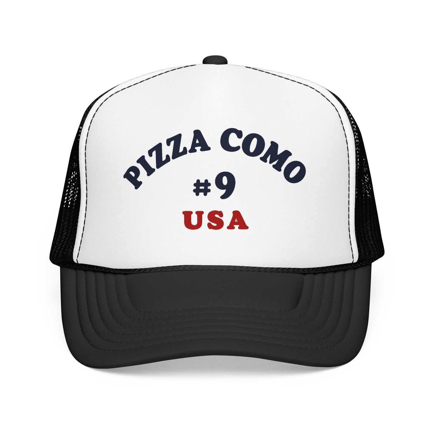 Pizza Como #9 USA 1975 Design Remake Trucker Hat