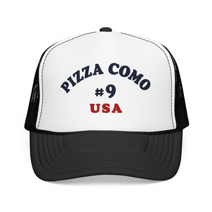 Pizza Como #9 USA 1975 Design Remake Trucker Hat