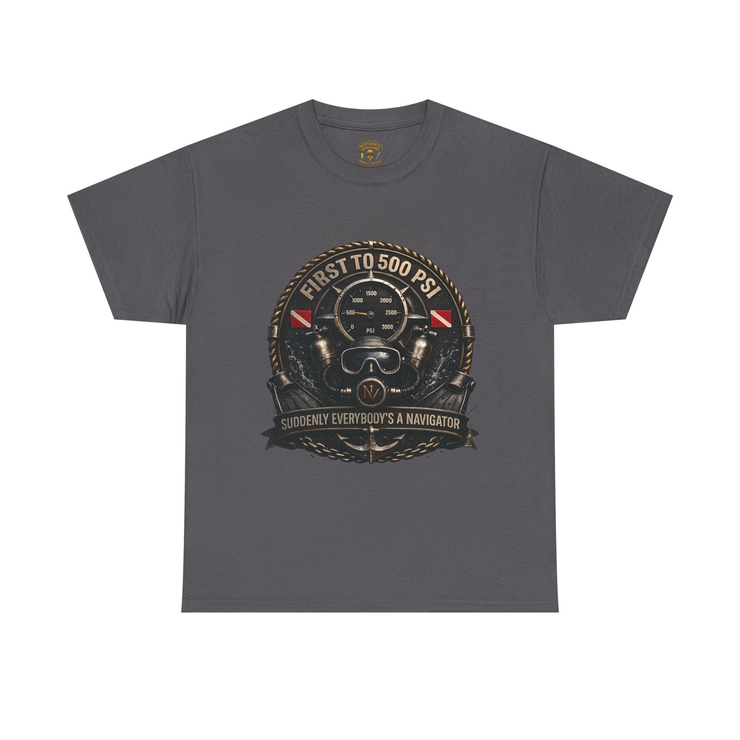 First to 500 PSI Scuba Diver Shirt