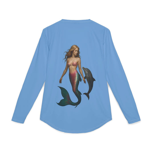 Mermaid & Dolphin UV Protection Long Sleeve Shirt
