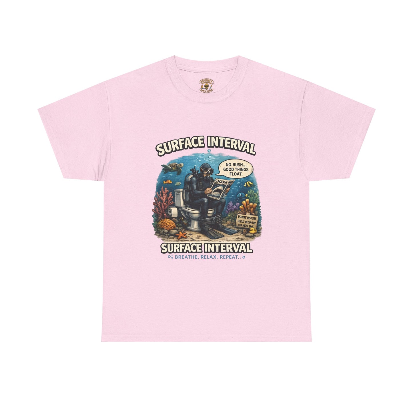 Funny Scuba Diver T Shirt | No Rush Good Things Float