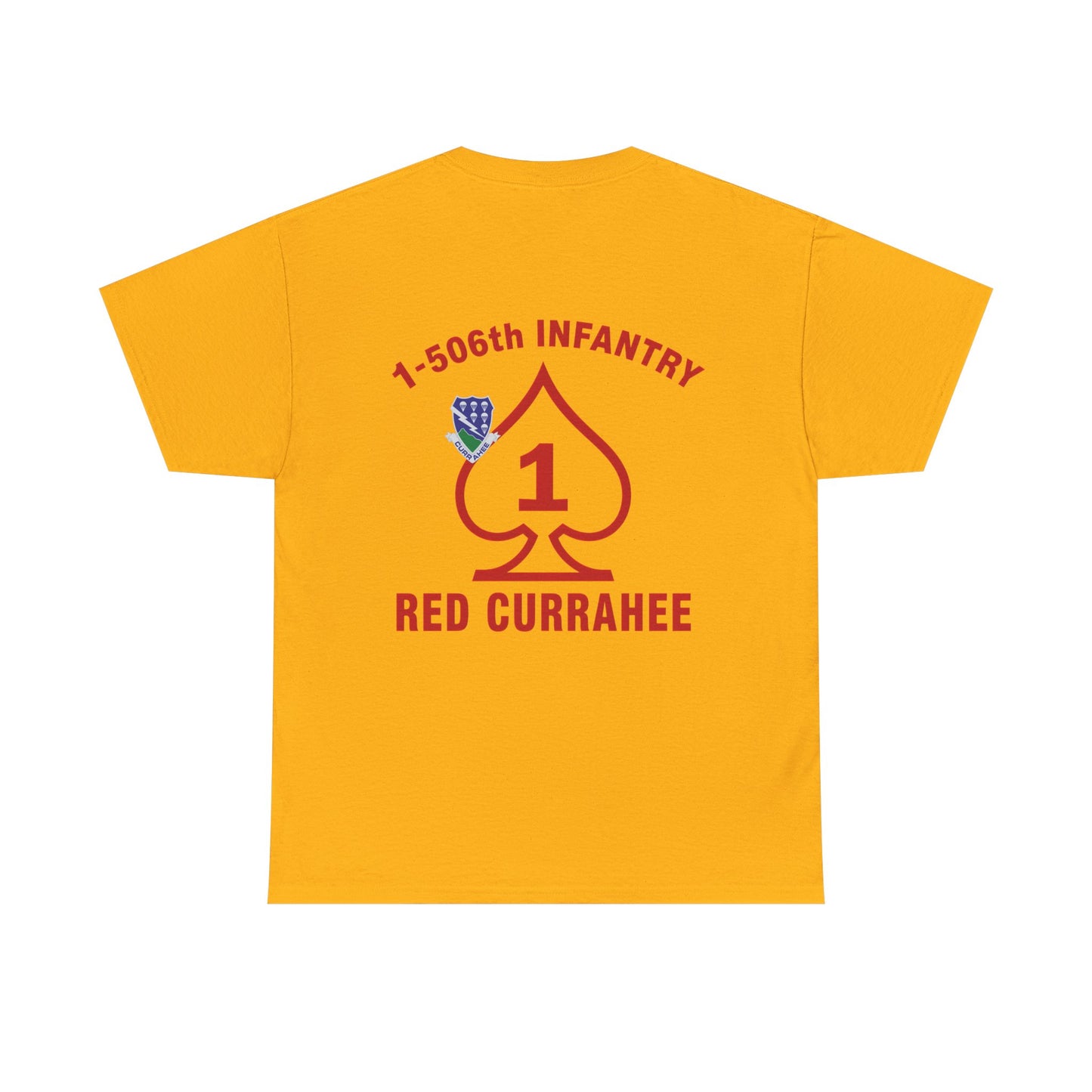 1-506th Infantry “Red Currahee” OG T-Shirt