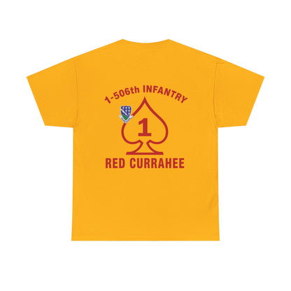 1-506th Infantry “Red Currahee” OG T-Shirt