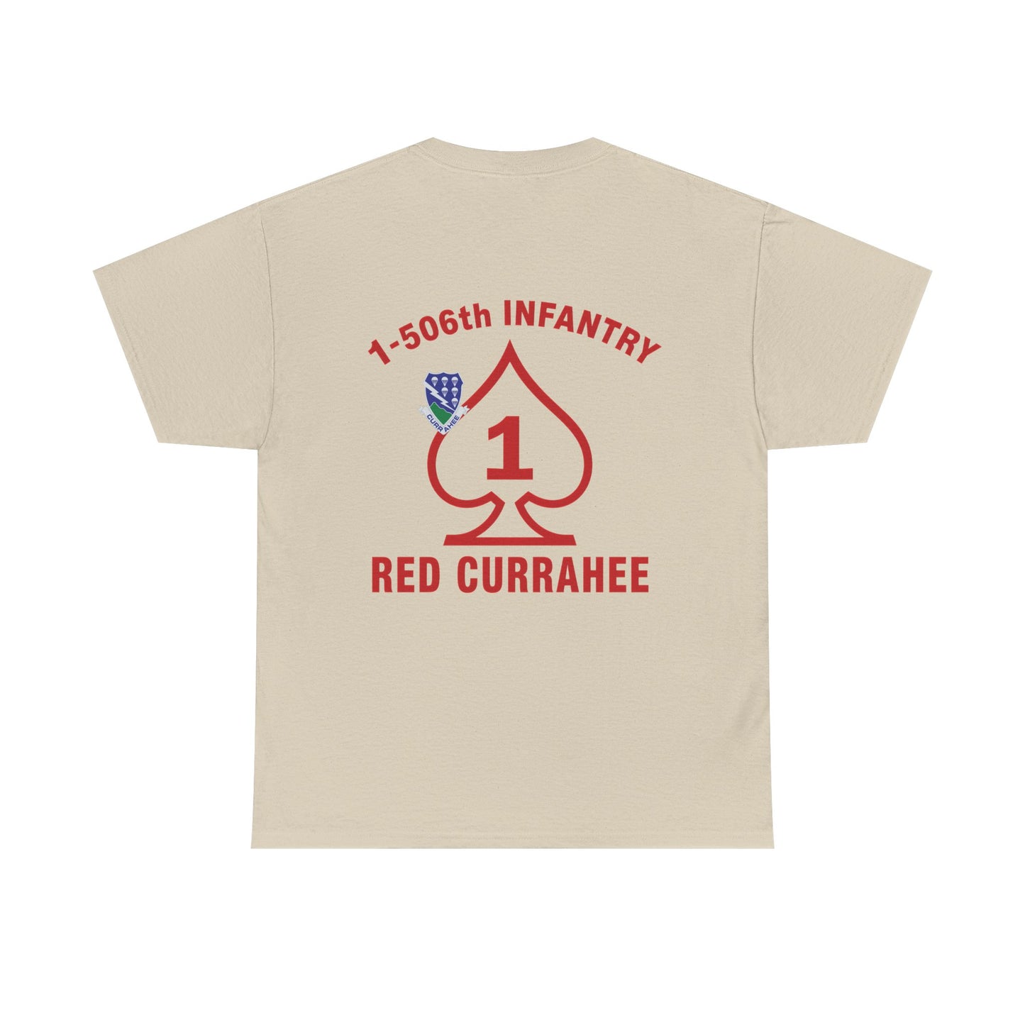 1-506th Infantry “Red Currahee” OG T-Shirt