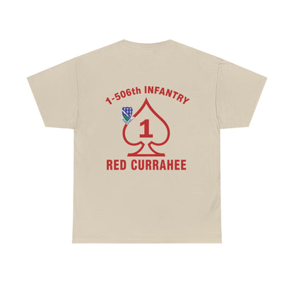 1-506th Infantry “Red Currahee” OG T-Shirt