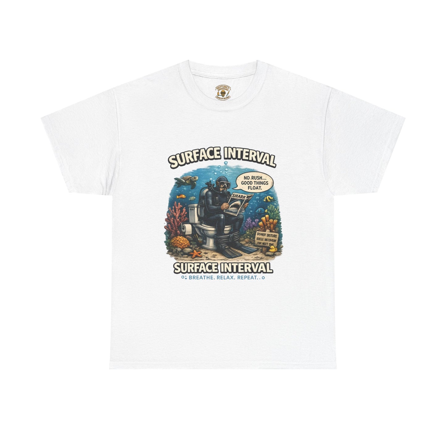 Funny Scuba Diver T Shirt | No Rush Good Things Float
