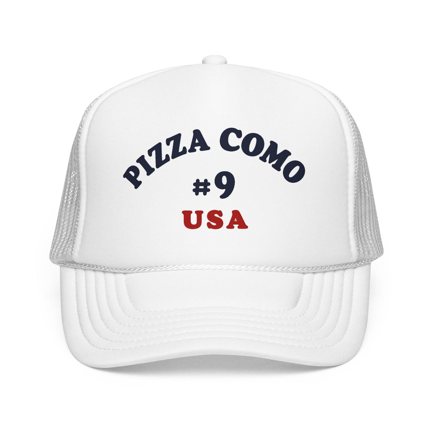 Pizza Como #9 USA 1975 Design Remake Trucker Hat