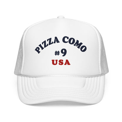 Pizza Como #9 USA 1975 Design Remake Trucker Hat