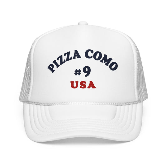 Pizza Como #9 USA 1975 Design Remake Trucker Hat